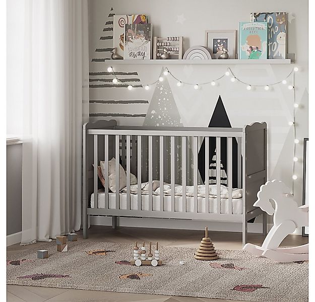 VitaliSpa® Babybett Tobi, Grau, 60x120 cm günstig online kaufen