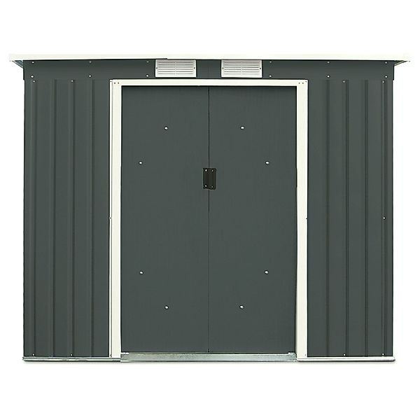 COSTWAY Gerätehaus, Geräteschuppen inkl. Metallfundament, 213x130x173cm günstig online kaufen