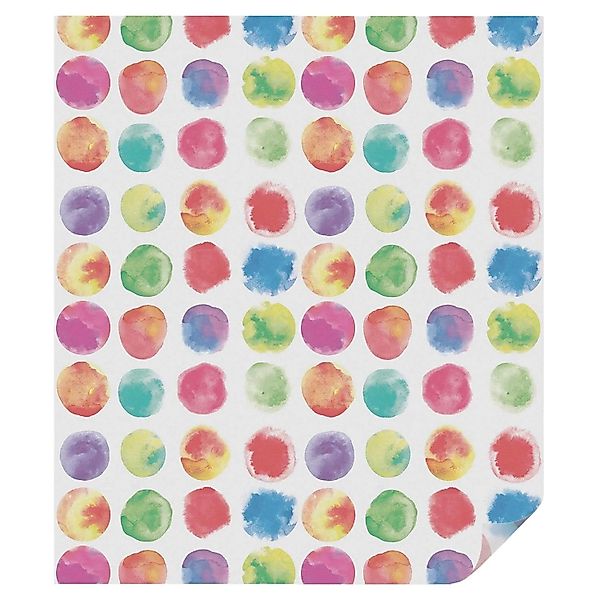 Tulup Buntglasfolie Bunte Kreise Fensterfolie Buntglas Optik 100x116 cm Meh günstig online kaufen