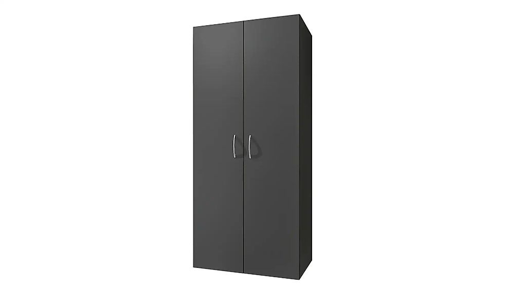 Schrank  2-türig  Multiraumkonzept ¦ grau ¦ Maße (cm): B: 80 H: 185 T: 40.0 günstig online kaufen
