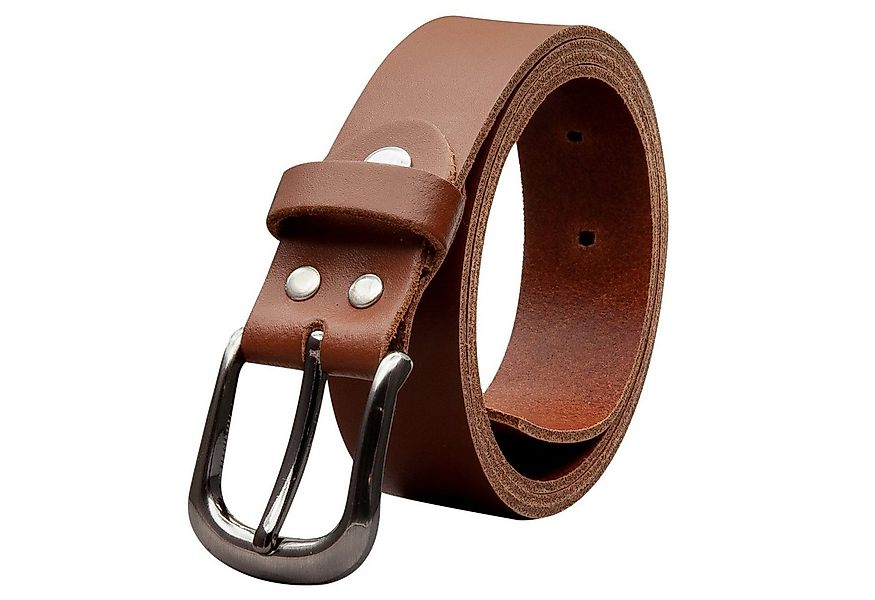 COLOGNEBELT Ledergürtel OM324-SL-Hellbraun MADE IN GERMANY, Hellbraun Kürzb günstig online kaufen