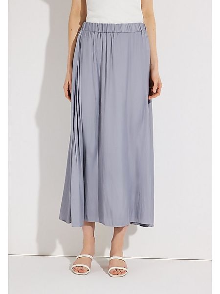 MORE&MORE A-Linien-Rock glänzender Maxirock, Schlupfform günstig online kaufen