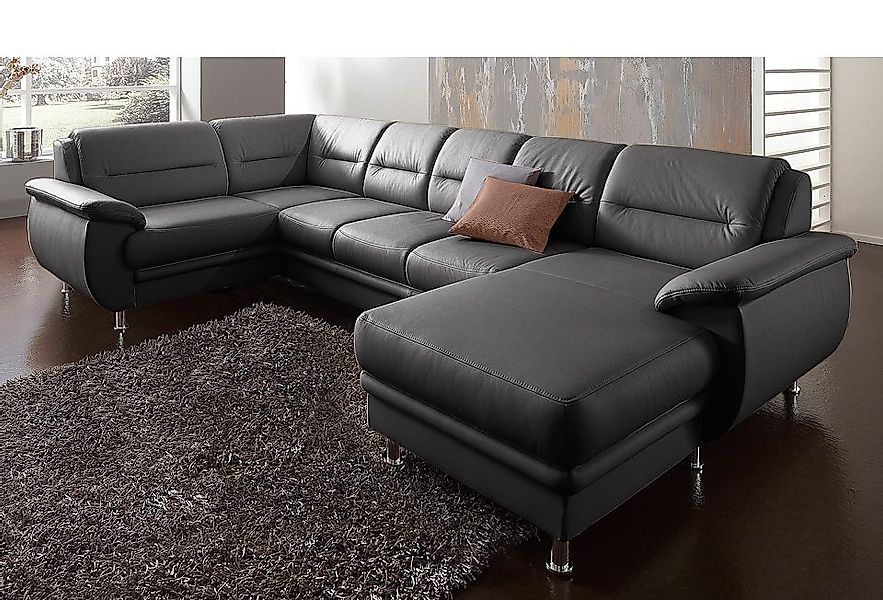 sit&more Wohnlandschaft "Mailand U-Form, B: 312 cm", optional Bettfunktion günstig online kaufen