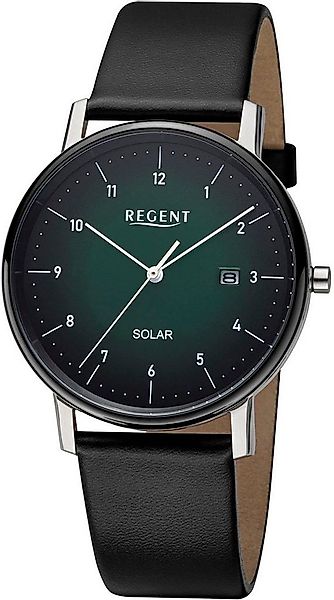 Regent Solaruhr F1548 - 30418TBK, Armbanduhr, Herrenuhr, Datum, Mineralglas günstig online kaufen