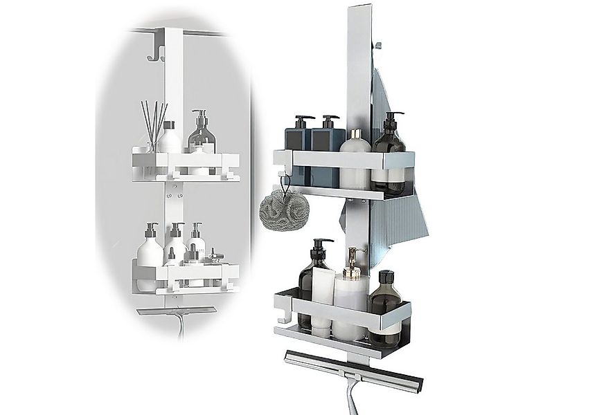 SURFOU Duschablage zum Hängen, Duschregal aus Edelstahl SUS304 Ohne Bohrer, günstig online kaufen