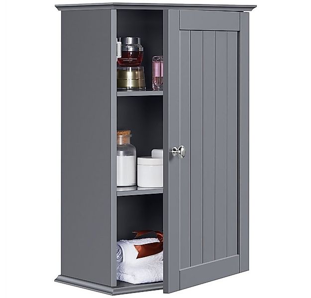 Yaheetech Hängeschrank Badezimmerschrank hängend Wandschrank mit Tür, 2 Höh günstig online kaufen