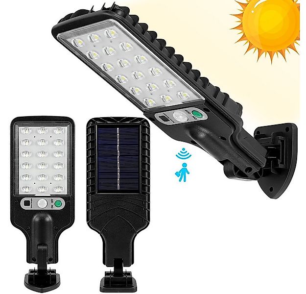 Rosnek LED Außen-Wandleuchte Solar, 3 Modi, Bewegungssensor, für den Außenb günstig online kaufen