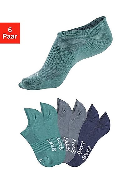 Bench. Sneakersocken (Packung, 6-Paar) nicht sichtbar in Sneakern günstig online kaufen