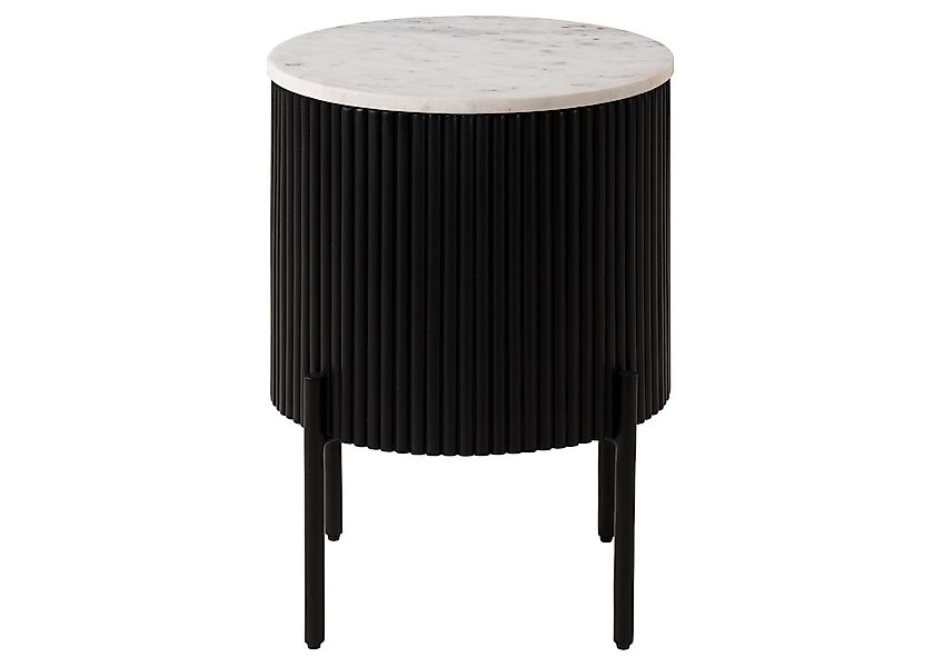Massivmoebel24 Beistelltisch BARCELONA (rund Mango 40x40x52 günstig online kaufen