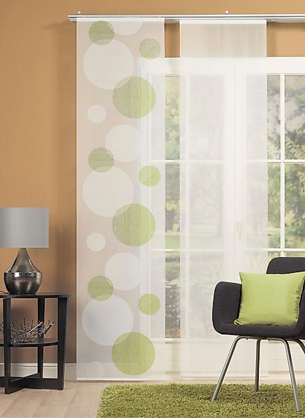 HOME WOHNIDEEN Schiebegardine Tira (1 St), Klettschiene, transparent, Scher günstig online kaufen