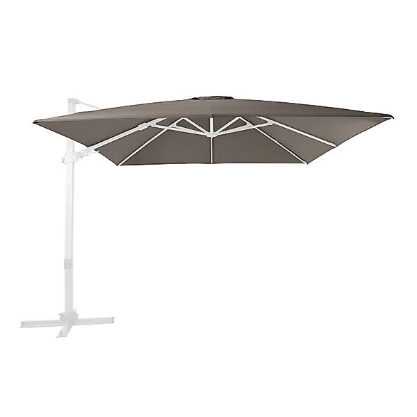 AXI Ampelschirm 300 cmx 300 cm Taupe mit Dreh- & Neigungsfunktion günstig online kaufen
