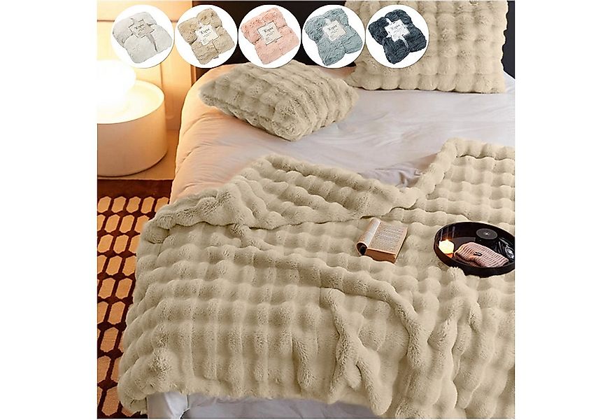 Überwurf Plüsch Kuscheldecke Flauschig Decke, Super Weiche Kuschelige, Suni günstig online kaufen