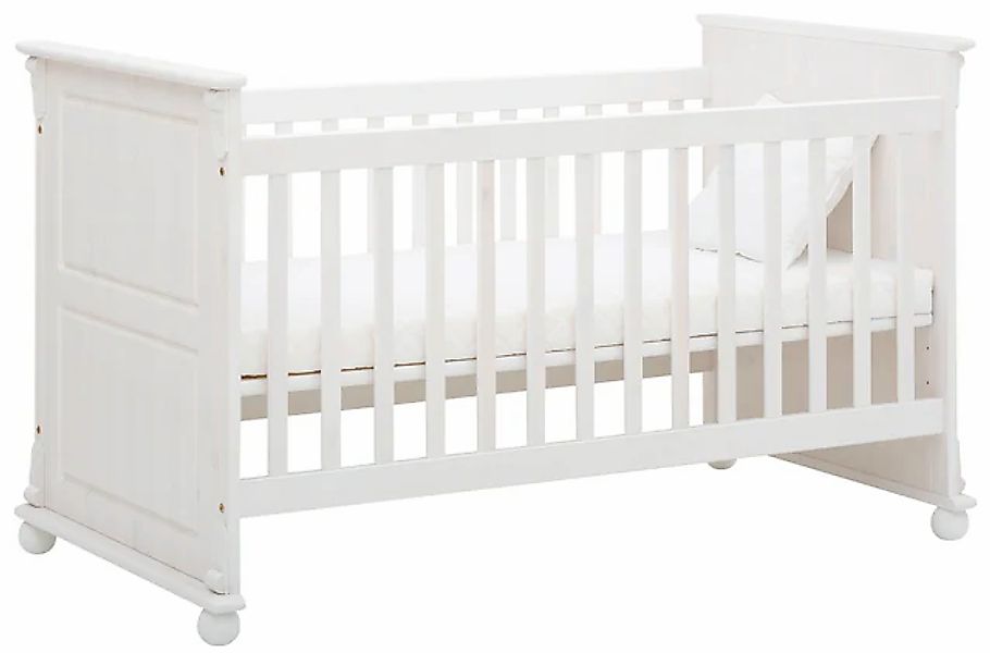 Lüttenhütt Babybett "Aimo. Landhausstil, mit Kassetten, stabile und hochwer günstig online kaufen