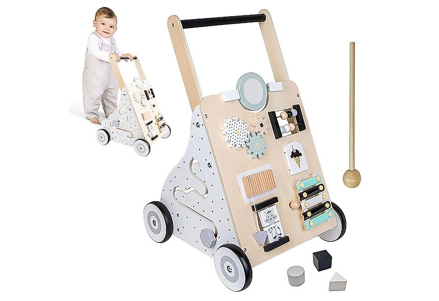 HEYHIPPO Lauflernwagen Lauflernwagen aus Holz, Neun-in-Eins-Spielzeug für d günstig online kaufen