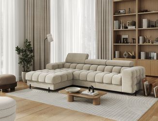 yourhouse24 Ecksofa L-Form Felro mit Schlaffunktion günstig online kaufen