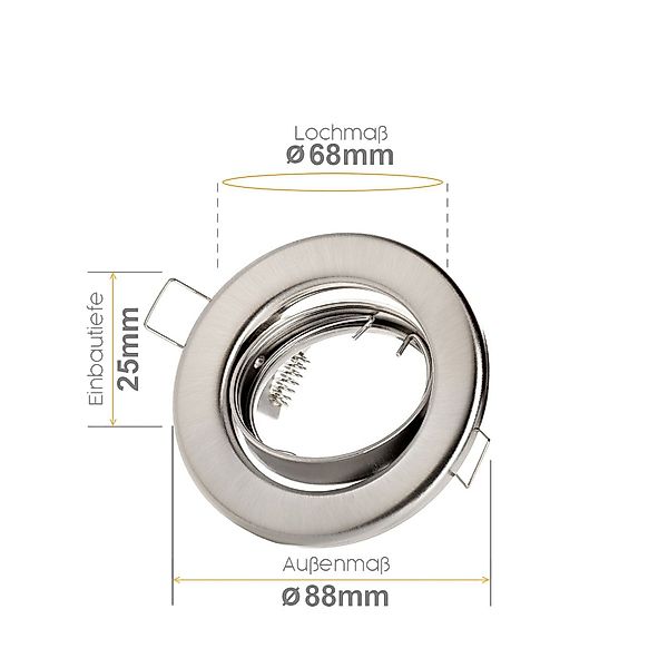 Sweet LED Deckenspot 10er Set GU10 günstig online kaufen