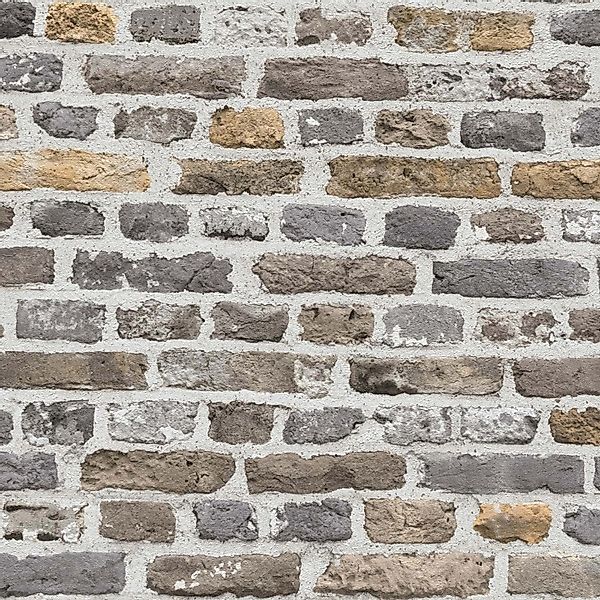 A.S. Création Vliestapete Bricks & Stones Backstein Steinoptik, leicht stru günstig online kaufen