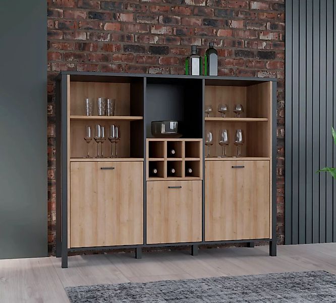 FORTE Highboard "High Rock", Breite ca. 139,4 cm günstig online kaufen