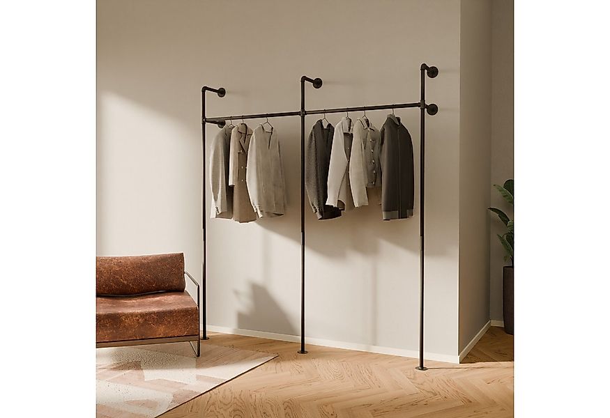 pamo. design Kleiderständer KIM Kleiderstange Wandmontage, offener Kleiders günstig online kaufen