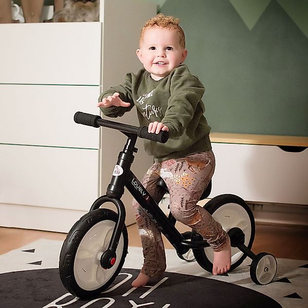 HOMCOM Laufrad Kinderrad Stützräder Pedale, 2-5 günstig online kaufen