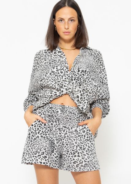 SASSYCLASSY Shorts Lockere Musselin Shorts mit günstig online kaufen