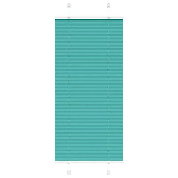 vidaXL Plissee Petrolgrün 60x150 cm Stoffbreite 59,4 cm Polyester 4015390 günstig online kaufen