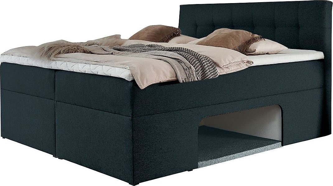 Places of Style Boxbett "Carolin", mit Nische inkl. gepolsterter Unterlage günstig online kaufen