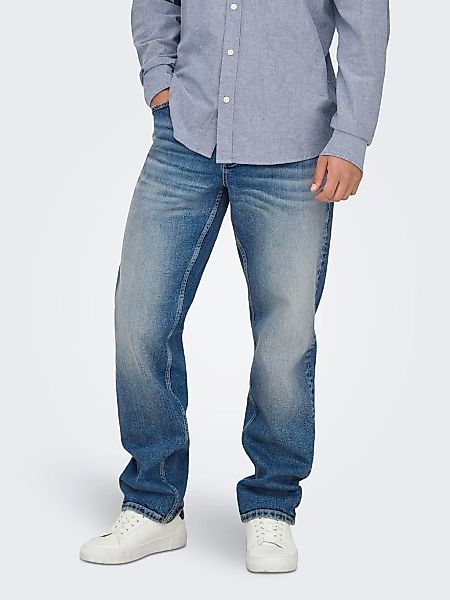 ONLY & SONS Straight-Jeans "ONSEDGE PERFORMANCE LB 3816 DOT DNM NOOS" günstig online kaufen