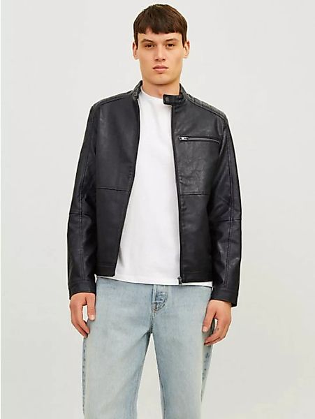 Jack & Jones  Lederjacken Kunstlederjacke DYLAN Bikerjacke günstig online kaufen