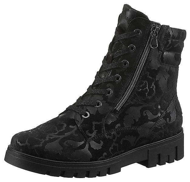 Waldläufer H-SERENA Schnürstiefelette Schnürboots, Profilsohle, Blockabsatz günstig online kaufen