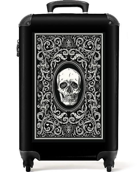 NoBoringSuitcases.com© Hartschalen-Trolley Spielkarte - Totenkopf - günstig online kaufen