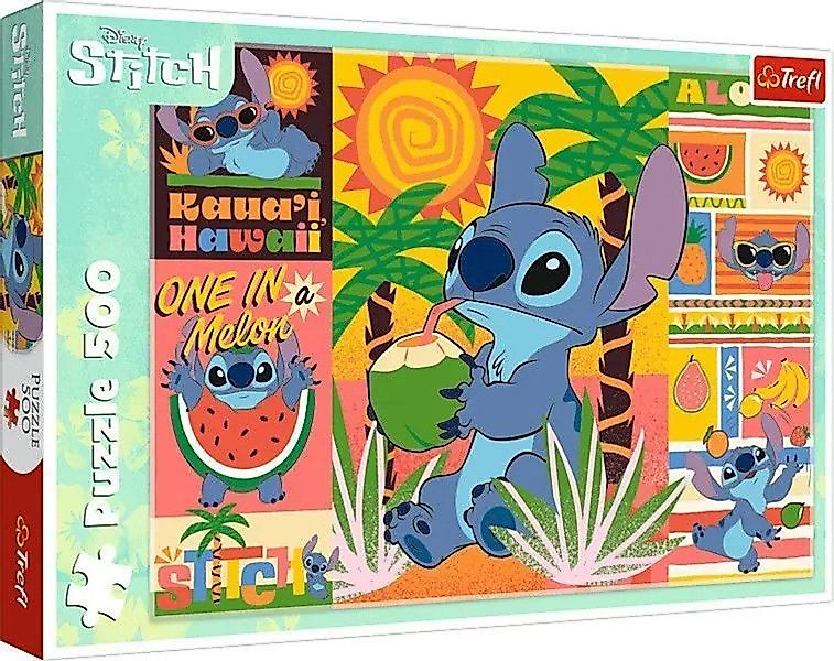 Trefl Puzzle Puzzle 500 Disney Lilo&Stitch, günstig online kaufen