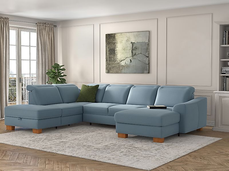 sit&more Wohnlandschaft »Dundee U-Form« mit Federkern und Massivholzfüßen, günstig online kaufen