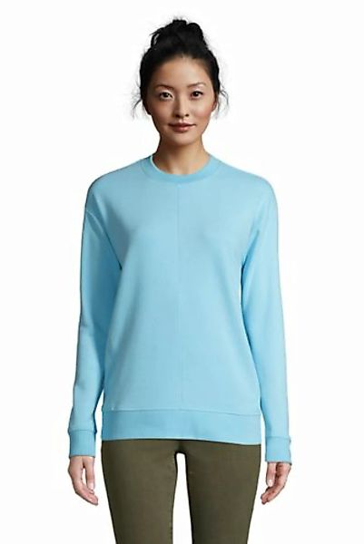 Sweatshirt, Damen, Größe: L Normal, Blau, Baumwolle, by Lands' End, Zart Tü günstig online kaufen