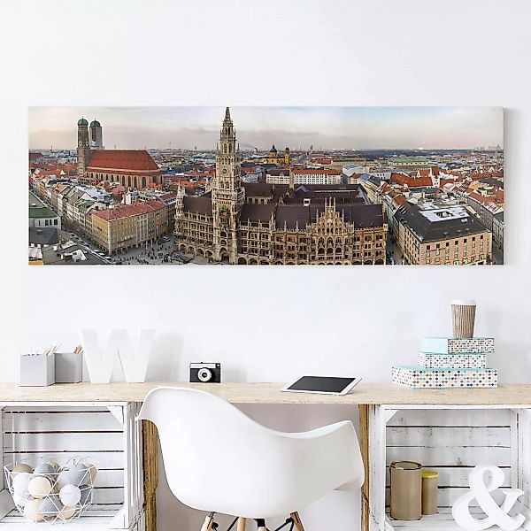 Leinwandbild München - Panorama City of Munich günstig online kaufen