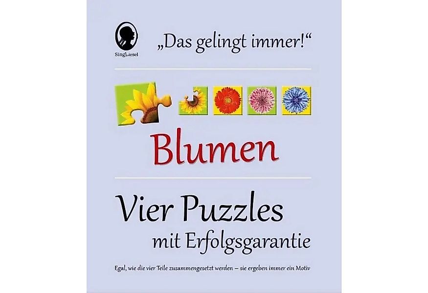 Puzzle Das "Gelingt-immer"-Puzzle Blumen. Das Puzzle-Spiel für Senioren..., günstig online kaufen