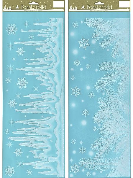 Rodermund Fensterbild Fensterbild mit Zweigen & Eiszapfen Kunststoff 60 günstig online kaufen