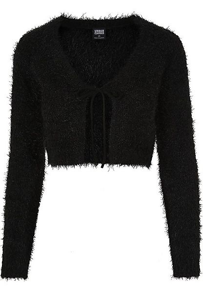URBAN CLASSICS Strickjacke Urban Classics Damen Ladies Tied Cropped Feather günstig online kaufen