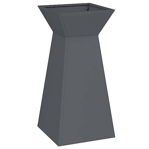 vidaXL Blumentopf Säulen Pflanzer Anthrazit 35 günstig online kaufen