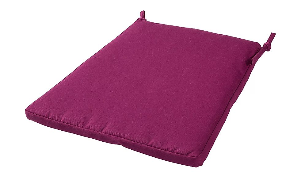 Zebra Sitzkissen  Milano - lila/violett - 100% Polyester - 44 cm - 2,5 cm - günstig online kaufen