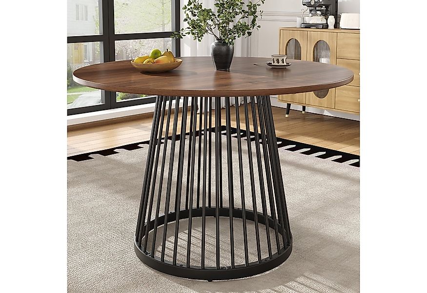 KLAM HOME Esstisch Runder Esstisch (80×80×76cm), Küchen-Esstisch, runder Co günstig online kaufen