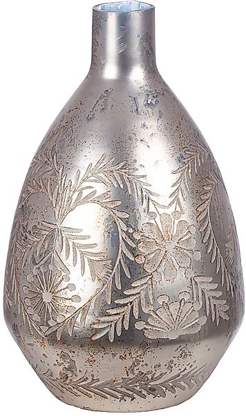 GILDE Bodenvase "Vase Peso, grau H.43 cm", (1 St.) günstig online kaufen