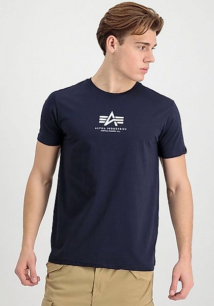 Alpha Industries Rundhalsshirt Basic T ML Baumwolle, regular fit günstig online kaufen