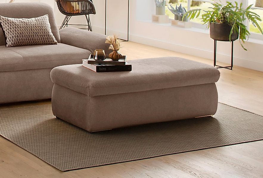 Home affaire Polsterhocker "Avesa" Mit großem Staufach, passend zur Serie " günstig online kaufen