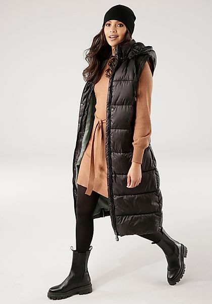 Tamaris Steppmantel mit abnehmbaren Ärmeln und günstig online kaufen