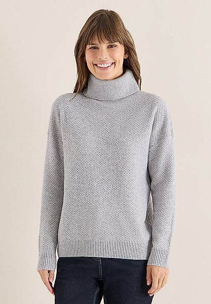STREET ONE Rollkragenpullover aus Baumwolle mit Stretchanteil günstig online kaufen