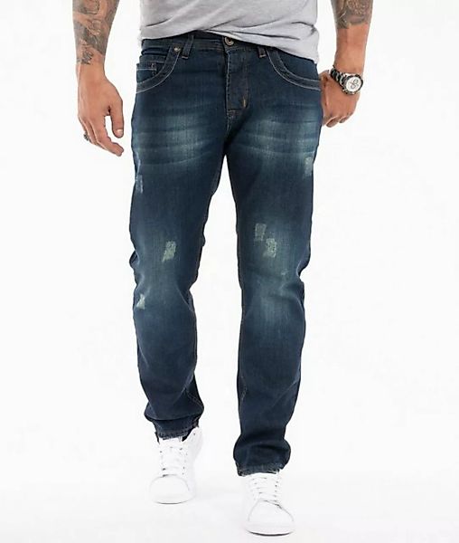 Rock Creek Regular-fit-Jeans Herren Jeans Blau RC-2299 günstig online kaufen