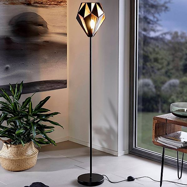 EGLO Stehlampe »CARLTON 1«, 1 flammig, Leuchtmittel E27   ohne Leuchtmittel günstig online kaufen