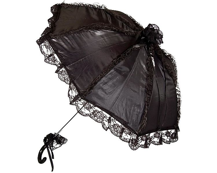 Festartikel Müller GmbH Stockregenschirm Schwarz Gothic mit Spitze 62cm Dur günstig online kaufen