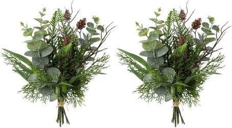Winterliche Kunstpflanze Weihnachtsdeko Eukalyptus, Creativ green, günstig online kaufen